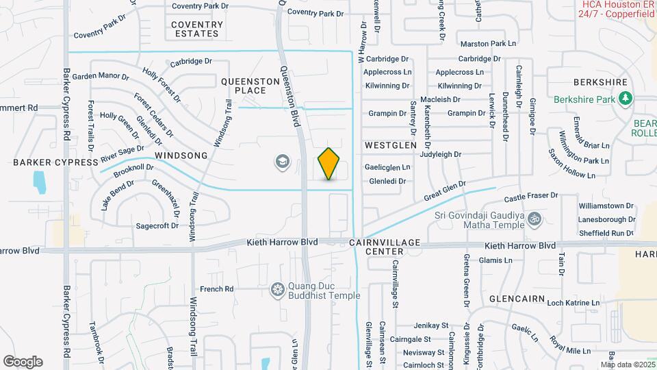 17303 Brookhollow Ct Dr Map and Location Details