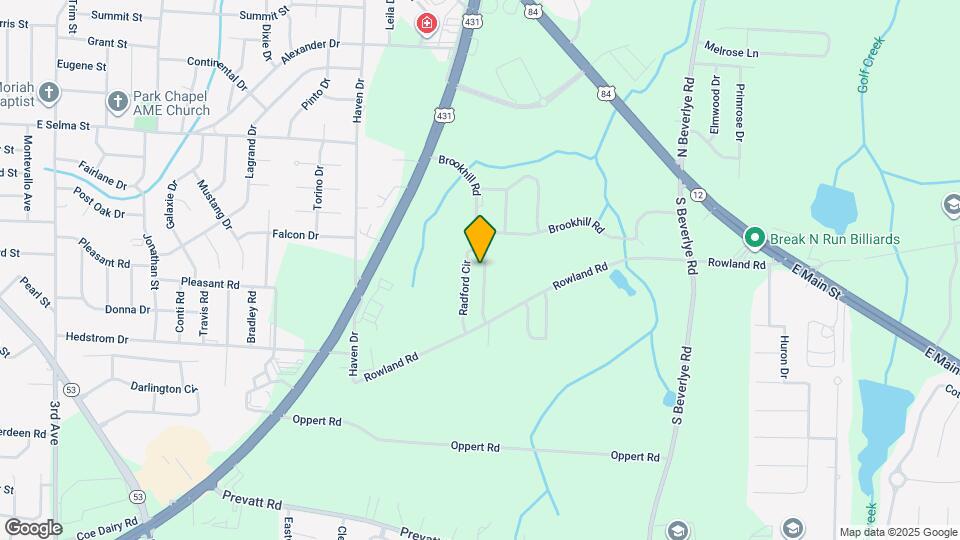 127 Radford Cir Map and Location Details