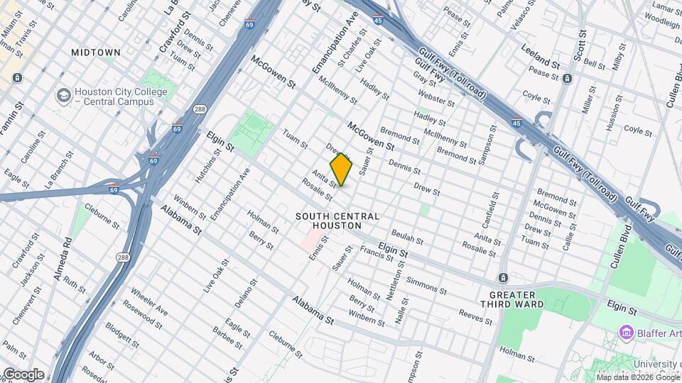 2906 Anita St Map and Location Details