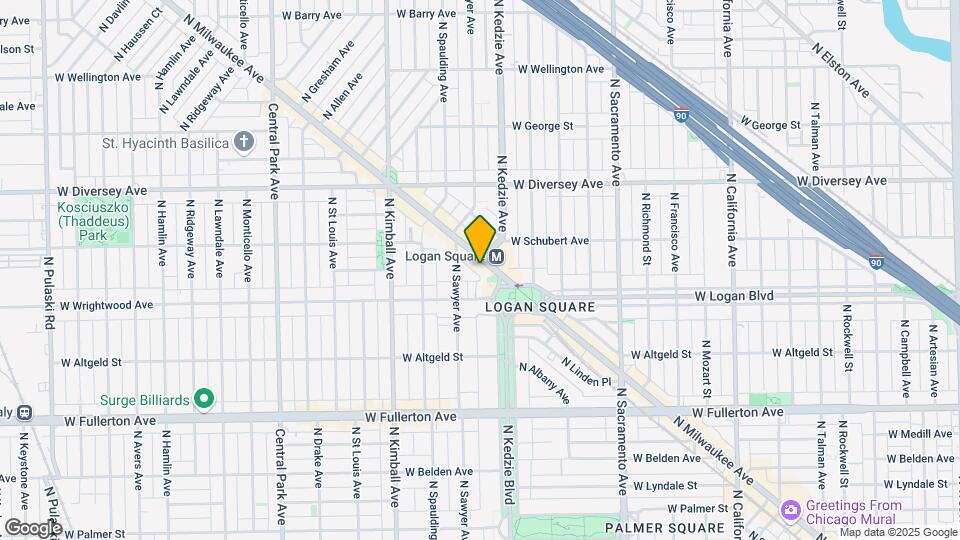 2626 N Milwaukee Ave Map and Location Details