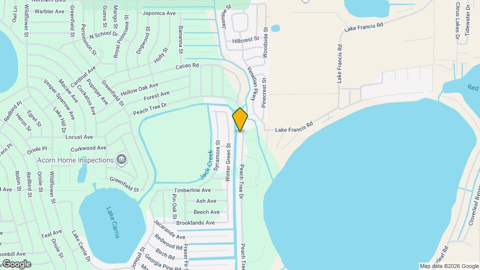 1136 Peach Tree Dr Map and Location Details