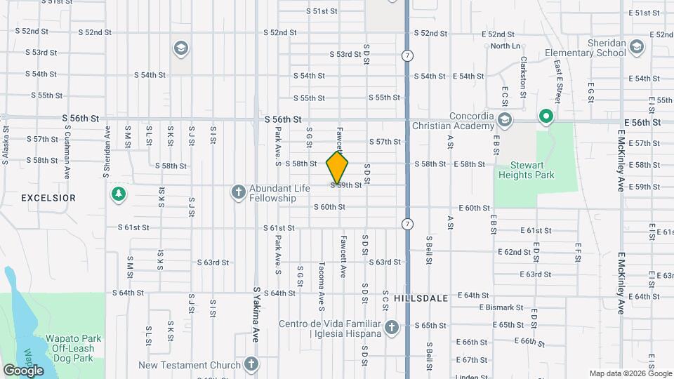 504 S 59th St Map and Location Details