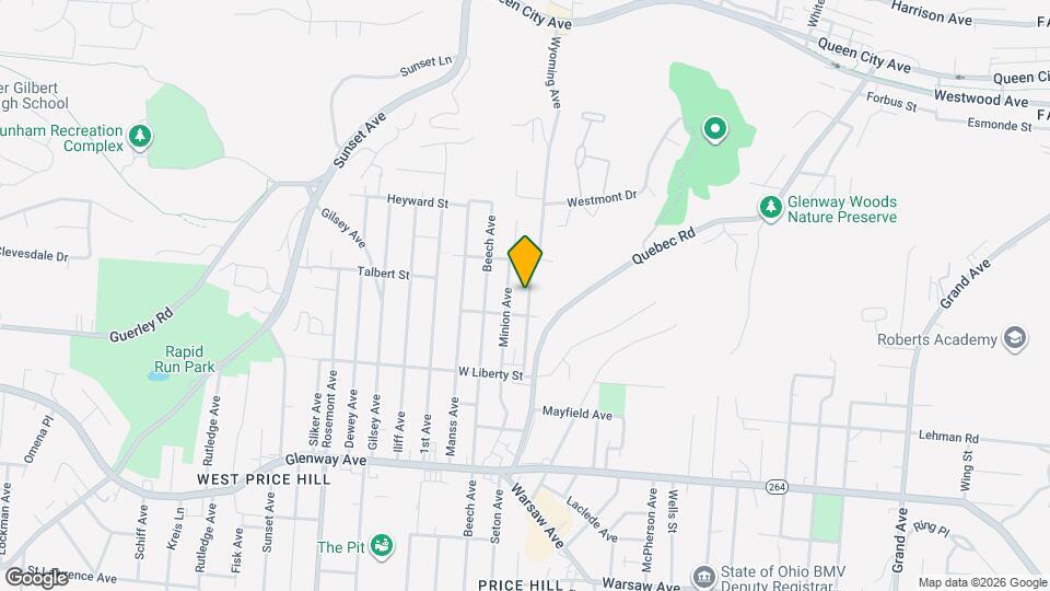 1709 Wyoming Ave Map and Location Details