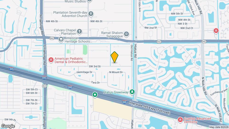 11501 SW 3rd St Map and Location Details