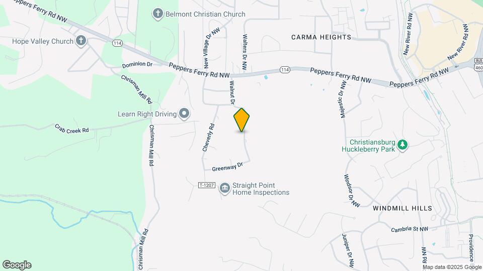 280 Walnut Dr Map and Location Details