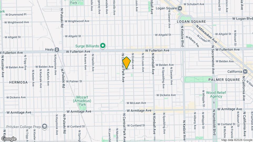 3570 W Lyndale St, Unit 1 Mapa y Detalles de la Ubicación