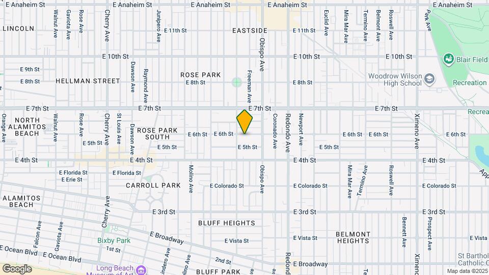 3024 E 6th St Map and Location Details