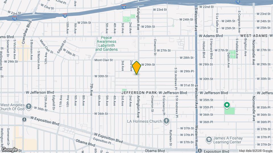 2303 W 30th St Map and Location Details