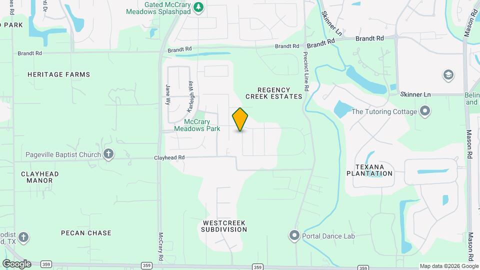 3011 Velda May Dr Map and Location Details