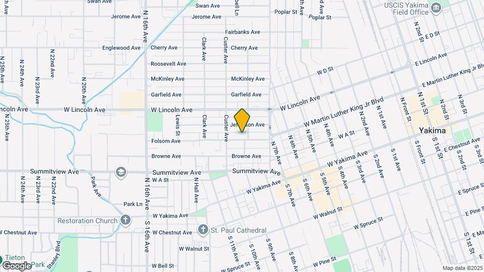 1205 Folsom Ave Map and Location Details