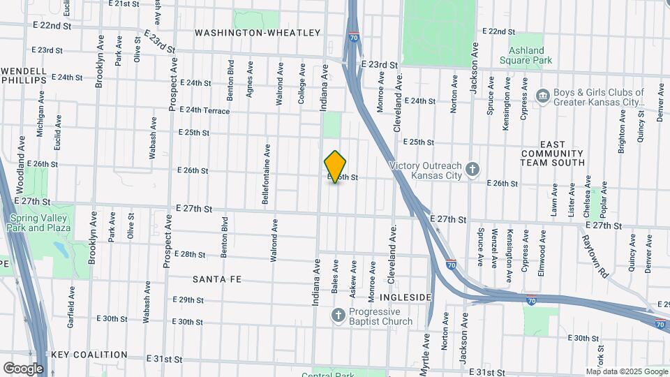 2612 Bales Ave Map and Location Details