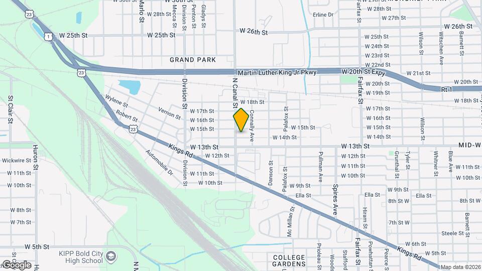 2173 W 14th St Map and Location Details