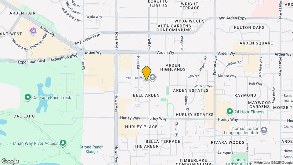 1509 Bell St Map and Location Details