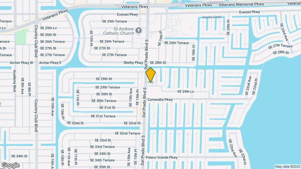 1607 SE 29th Terrace Map and Location Details