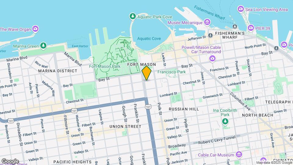 1175 Francisco St Map and Location Details