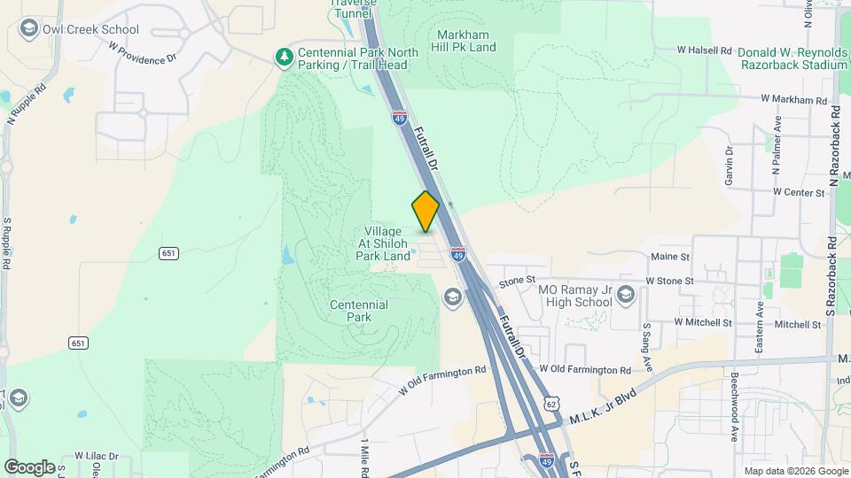 2820 W Lakewood Dr Map and Location Details