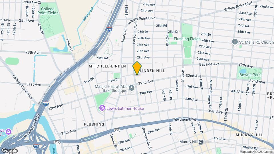 30-11 Parsons Blvd-Unit -5G Map and Location Details
