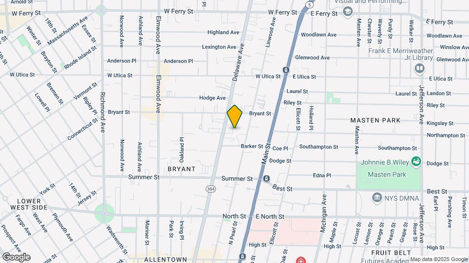 871 Delaware Ave Map and Location Details