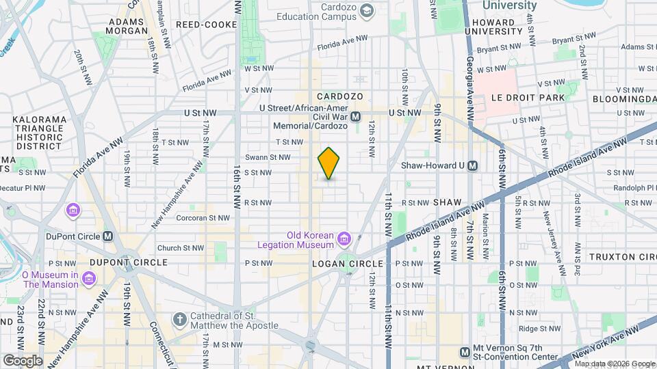 1345 Riggs St NW Map and Location Details