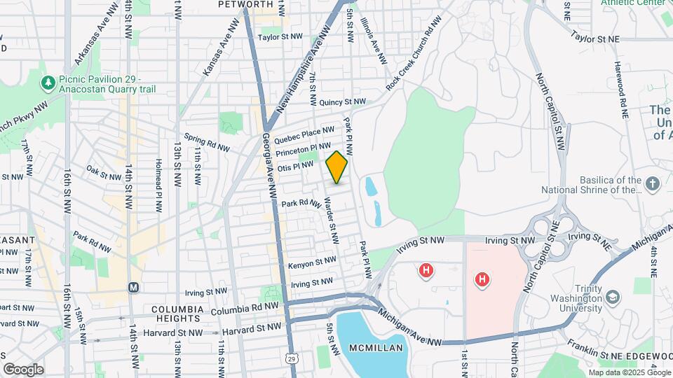 437 Manor Pl NW Map and Location Details