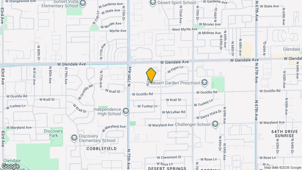 7334 W Lamar Rd Mapa y Detalles de la Ubicación