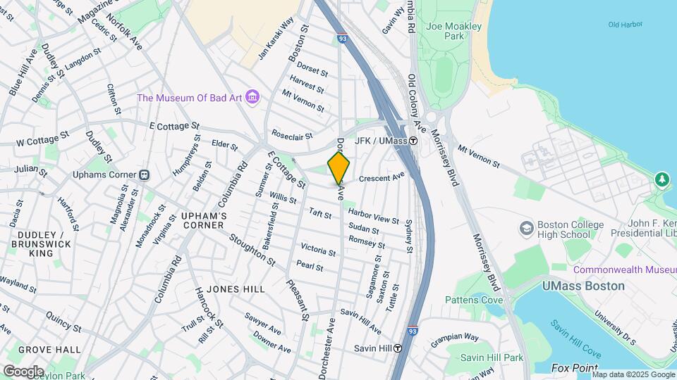 959 Dorchester Ave Mapa y Detalles de la Ubicación