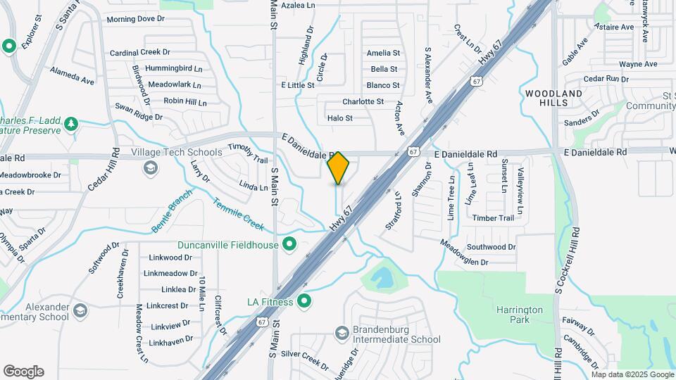 1611 Sunset Village Dr Map and Location Details