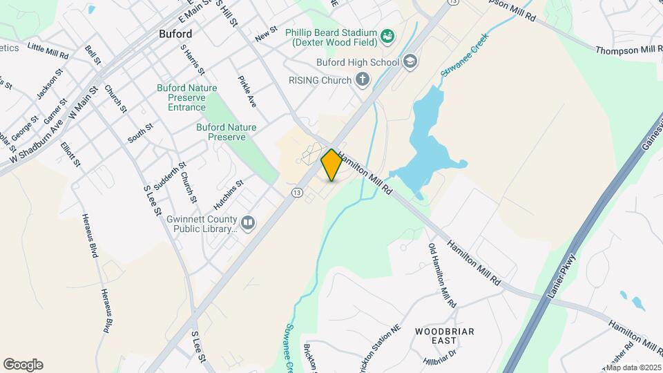 Buford Village Townhomes Map and Location Details