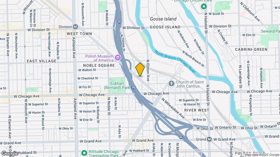 875 N Milwaukee Ave, Unit 1S Mapa y Detalles de la Ubicación