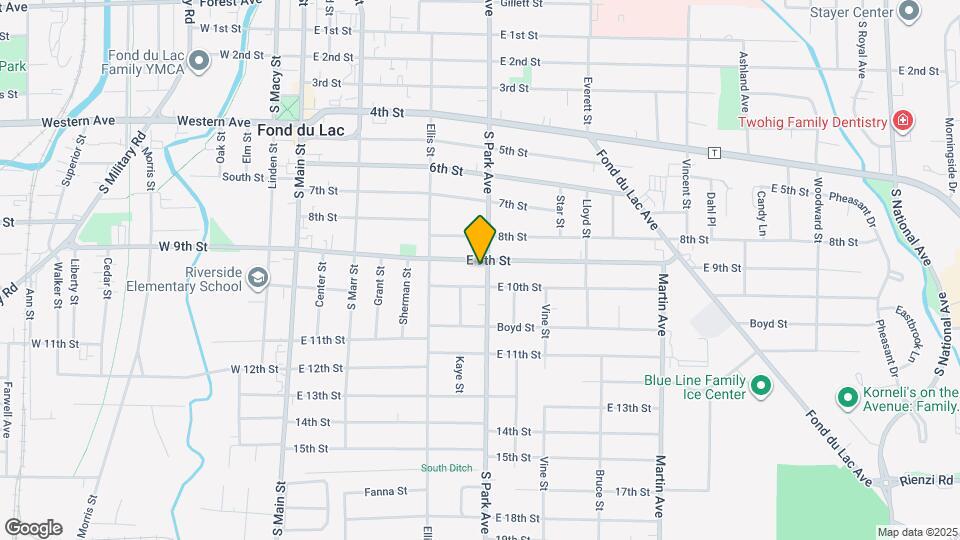 196 E 9th St Mapa y Detalles de la Ubicación