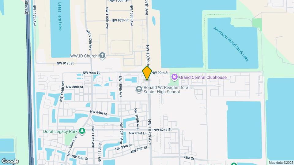 8899 NW 107 Ct Map and Location Details