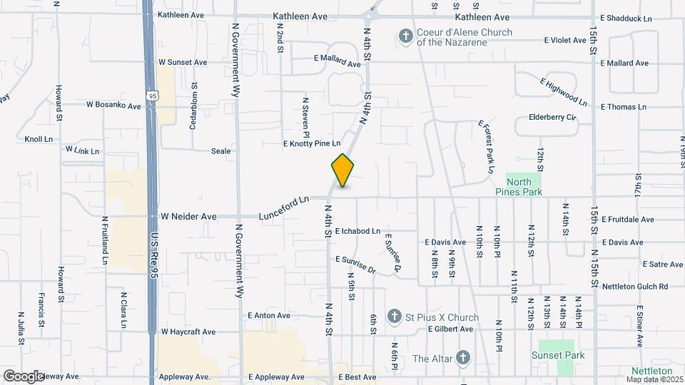 405 E Lunceford Ln Map and Location Details