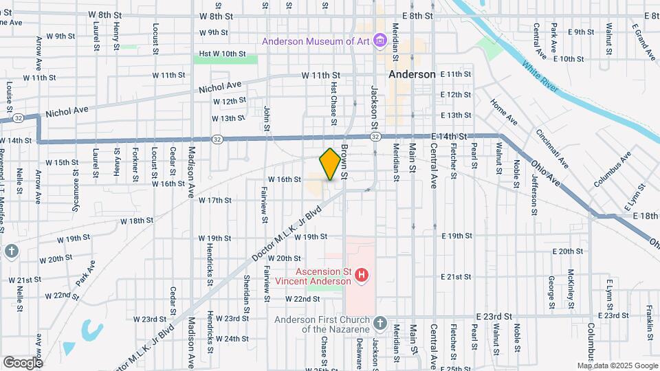1610 Chase St Map and Location Details