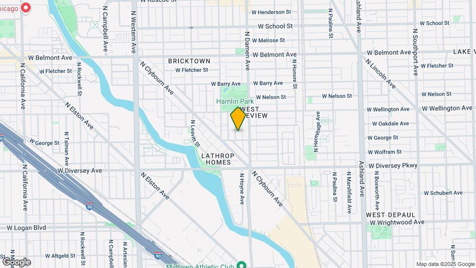 2911 N Seeley Ave Map and Location Details