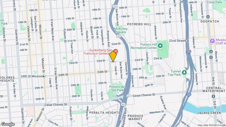 2619 23rd St Map and Location Details