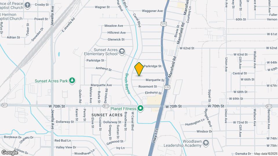 2782 Marquette St Map and Location Details