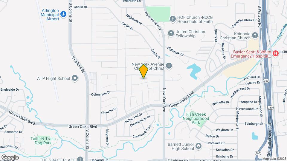 1621 Scottsdale Dr Map and Location Details