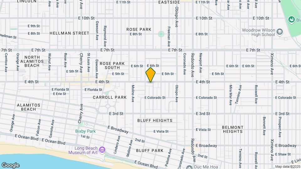 2826 E 4th St Map and Location Details