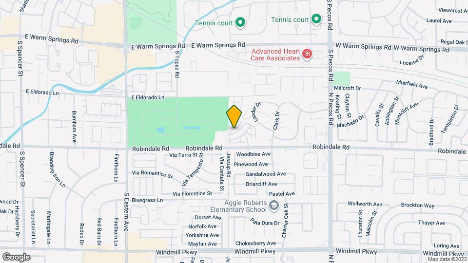 2784 Fountain Ridge Ln Map and Location Details