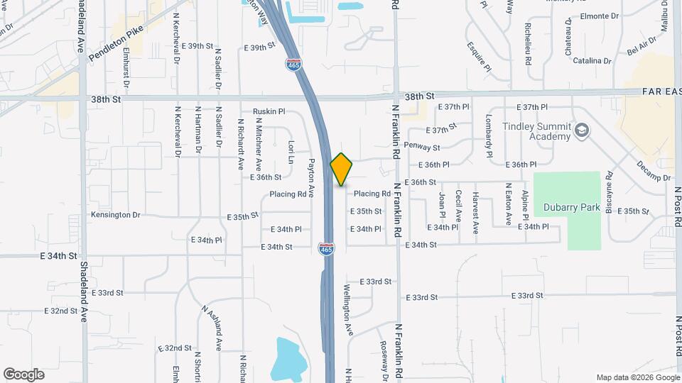 3520 Wellington Ave Mapa y Detalles de la Ubicación