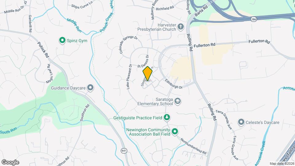 8112 Rhodell Ln Map and Location Details