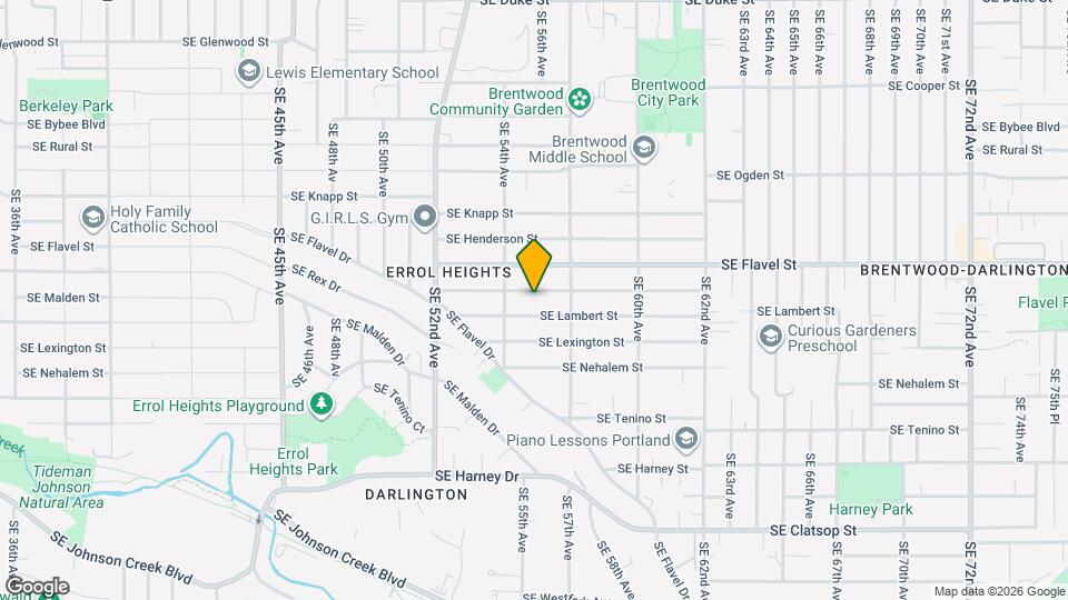 5514 SE Malden St Mapa y Detalles de la Ubicación