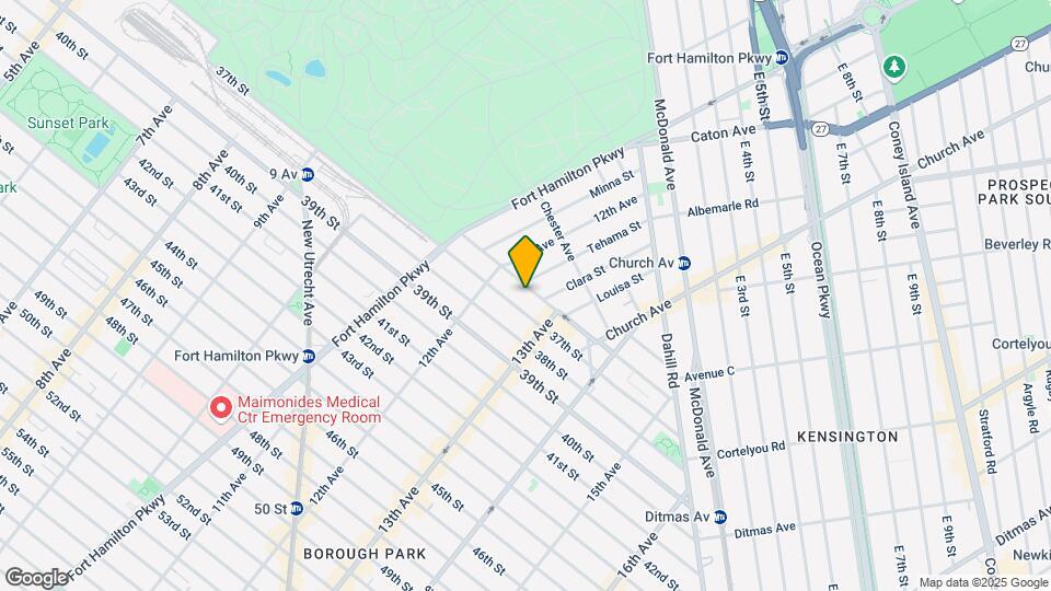 1252 36th St Mapa y Detalles de la Ubicación