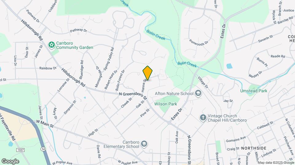 112 Hanna St Map and Location Details