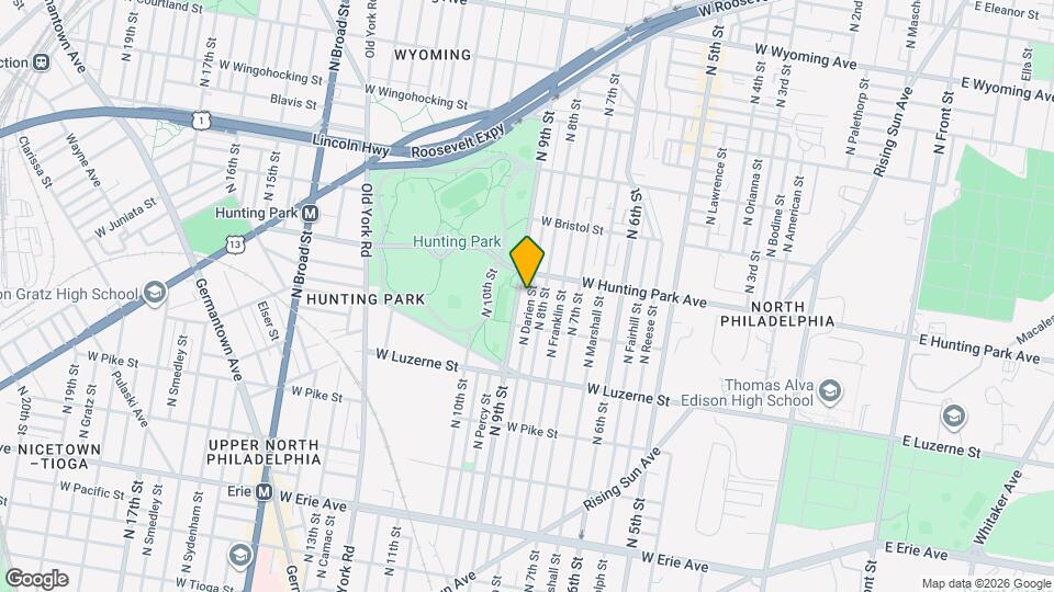 4140 N Darien St Map and Location Details
