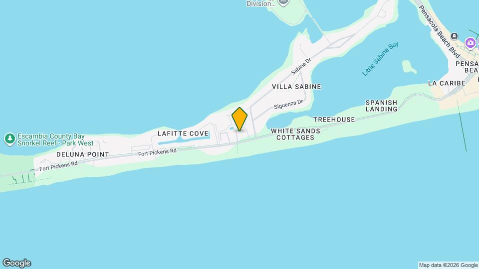 800 Fort Pickens Rd Map and Location Details