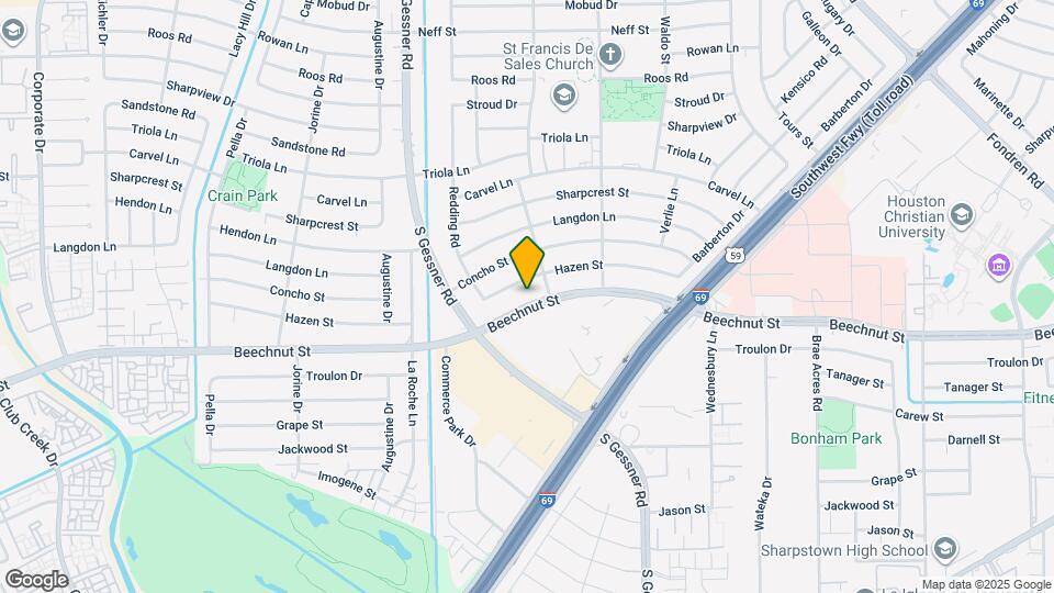8414 Beechnut St Map and Location Details