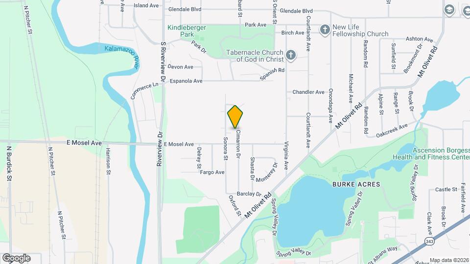 2725 Cimarron Dr Map and Location Details