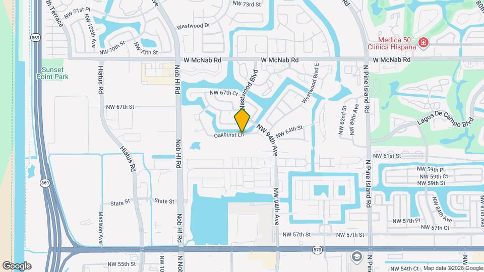 9536 Oakburst Ln Map and Location Details