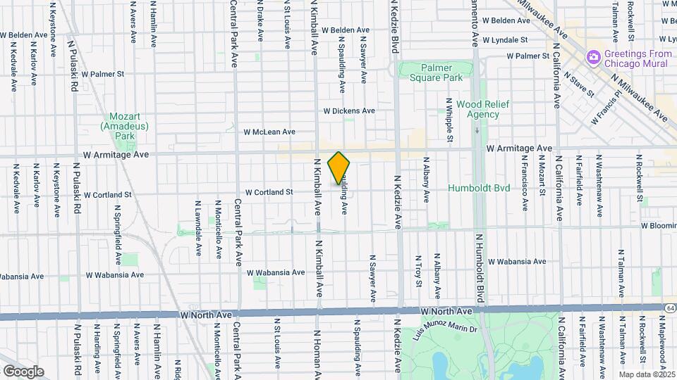 1902 N Spaulding Ave Map and Location Details